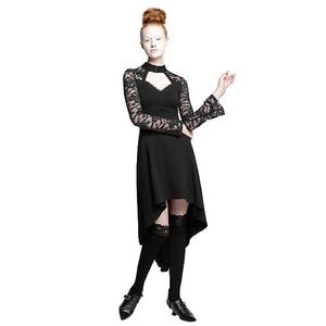 Tripp NYC Lace Hi-Low Keyhole Dress